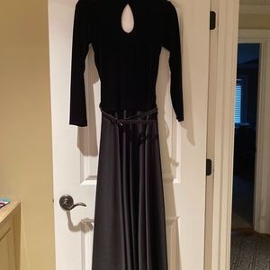 Black cache gown